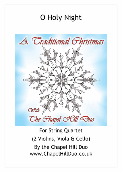 O Holy Night for String Quartet - Full Length arrangement by the Chapel Hill Duo image number null