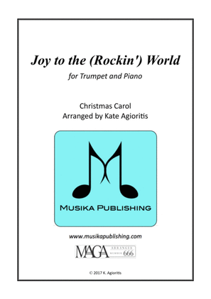 Book cover for Joy to the (Rockin') World - Trumpet and Piano