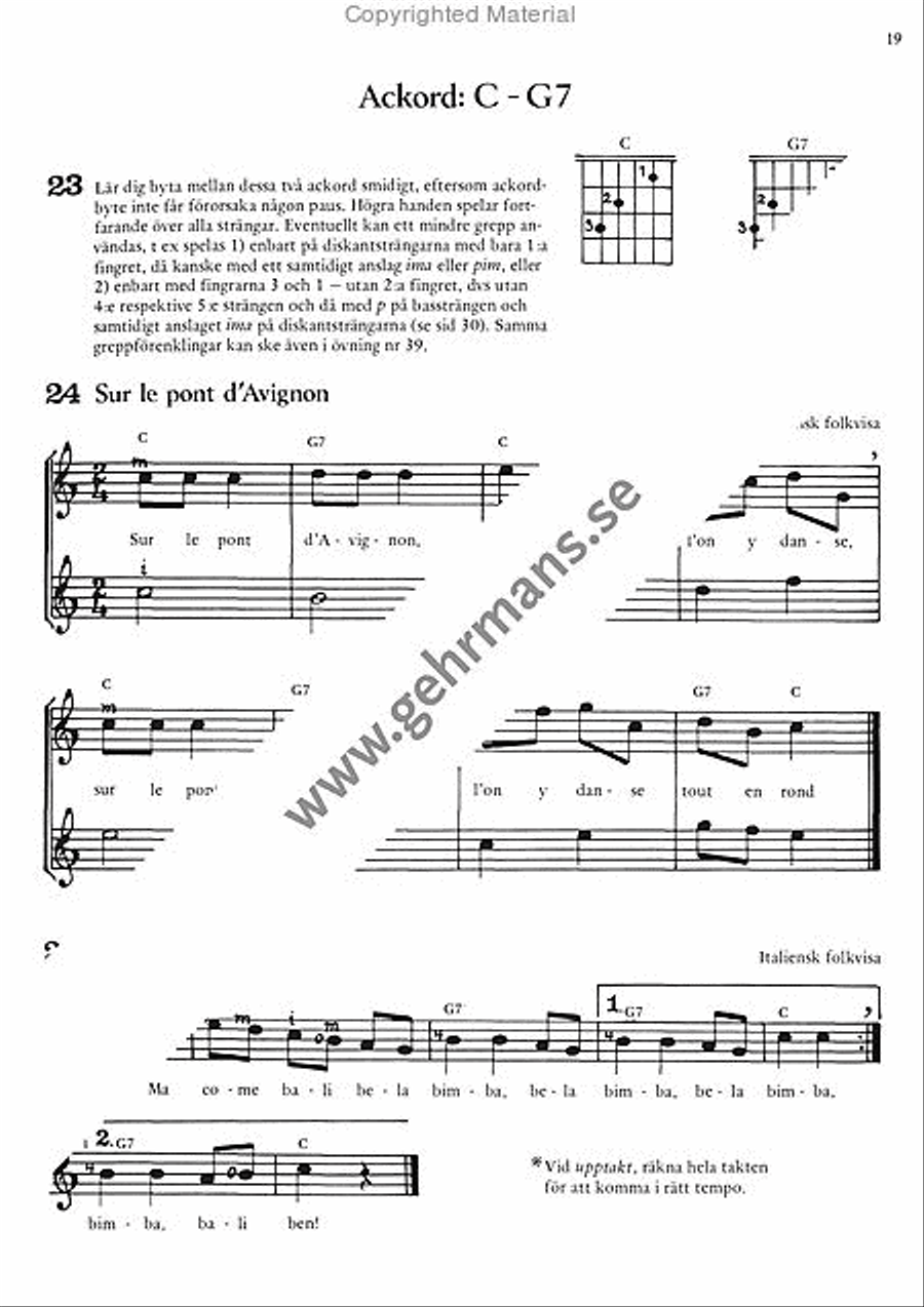 Lar dig spela gitarr 1 Lar dig spela gitarr 1 Guitar scores gallery preview page 12