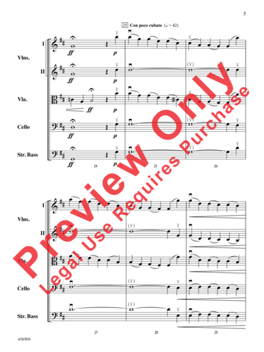 Sarabande String Orchestra scores gallery preview page 6