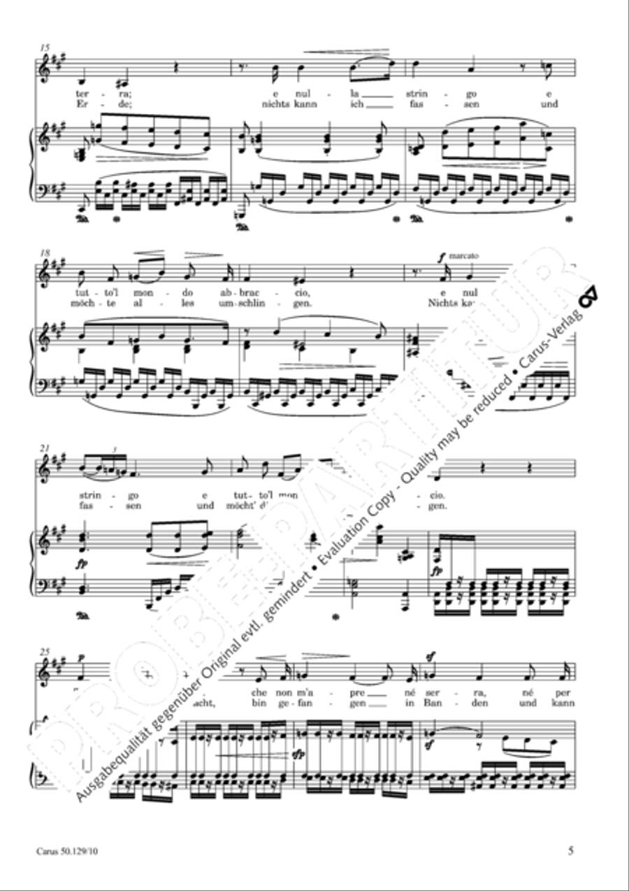 Gesange op. 129 (tiefe Stimme) Score scores gallery preview page 6