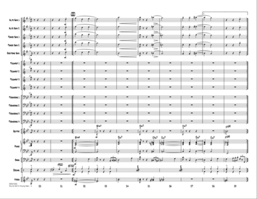 You're Still A Young Man - Full Score Jazz Ensemble scores gallery preview page 3