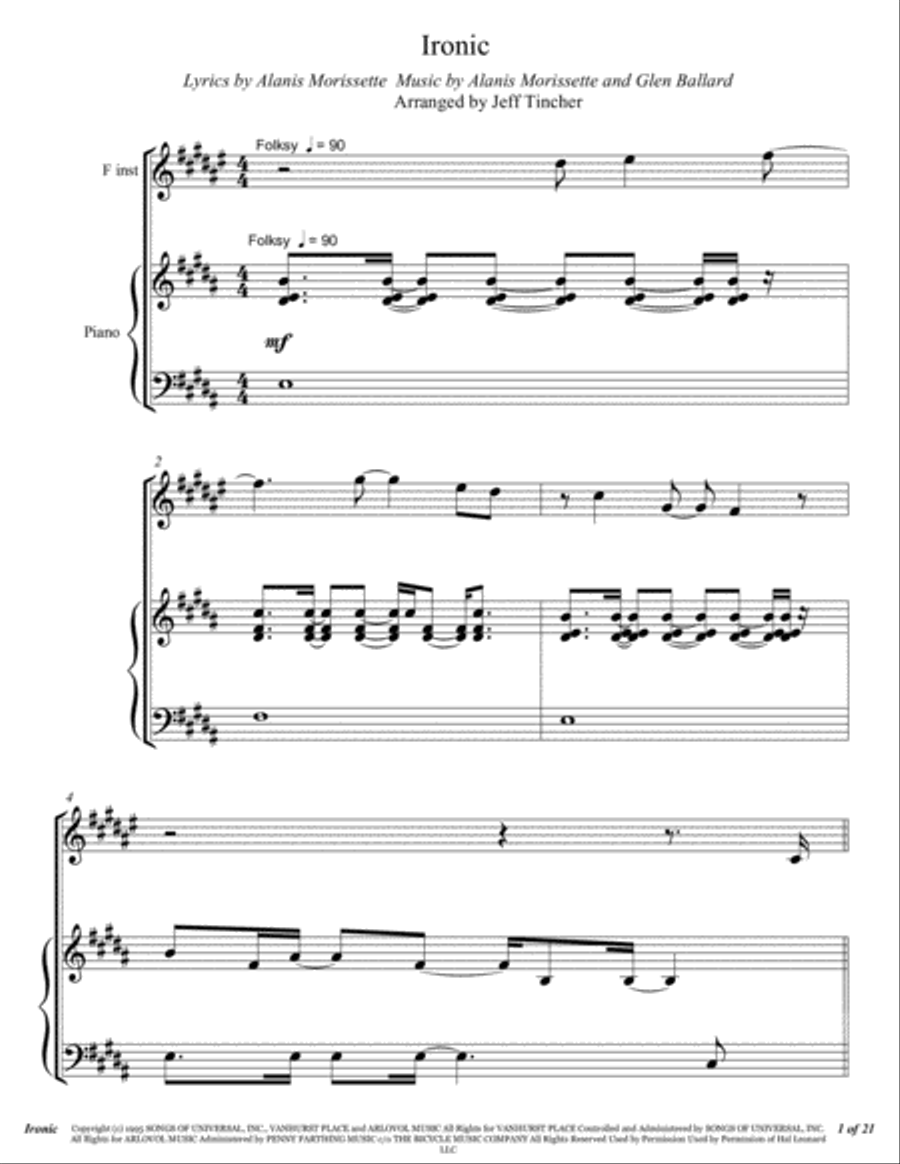 Ironic Horn scores gallery preview page 2