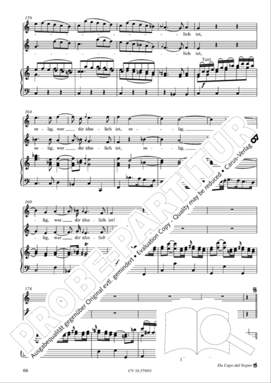 Der Tod Jesu 4-Part scores gallery preview page 67