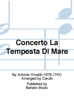 Concerto La Tempesta Di Mare