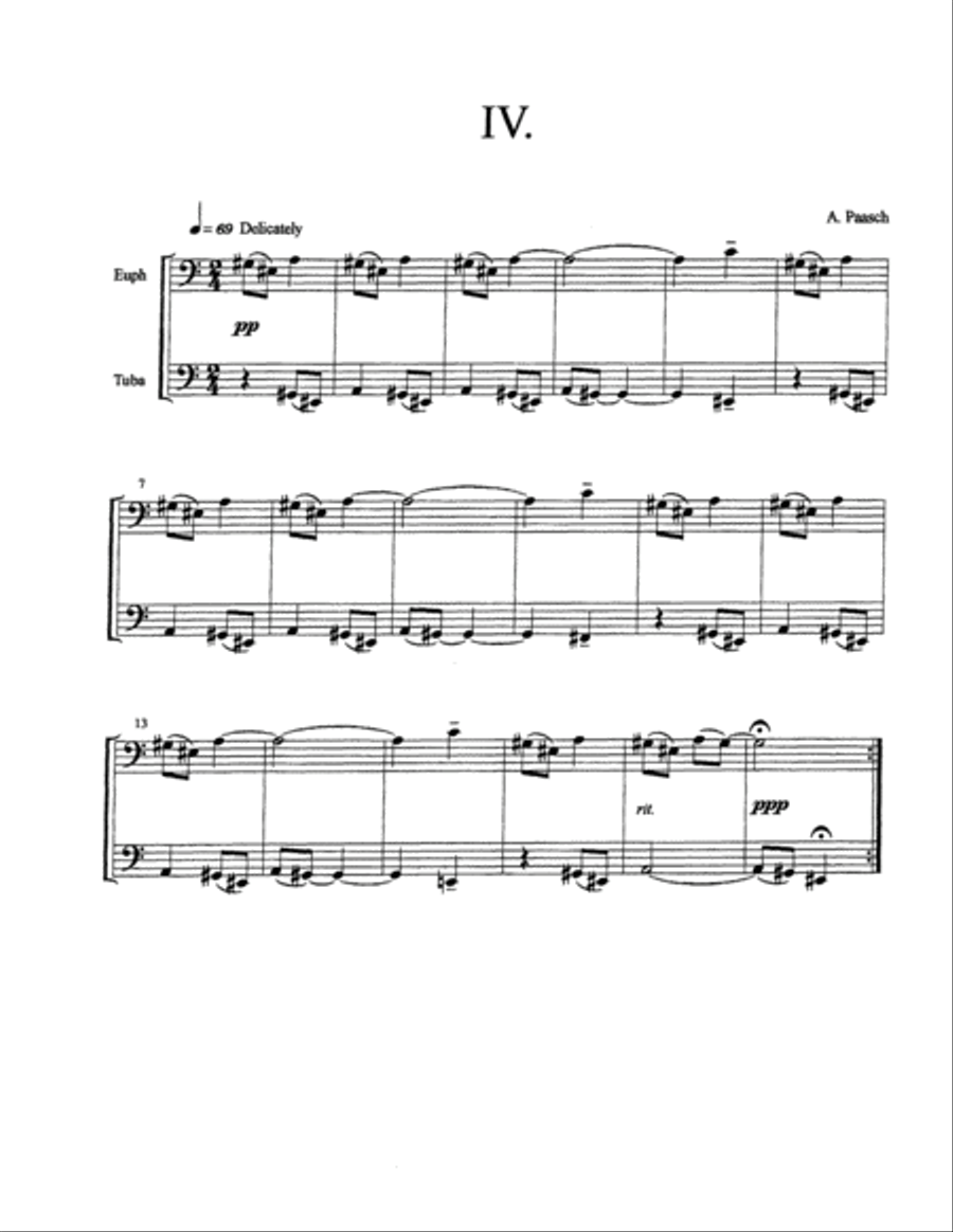 Seven Miniatures Brass Duet scores gallery preview page 6