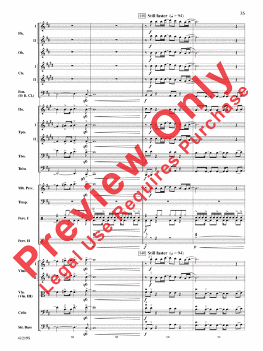 Led Zeppelin Reunion Full Orchestra scores gallery preview page 36