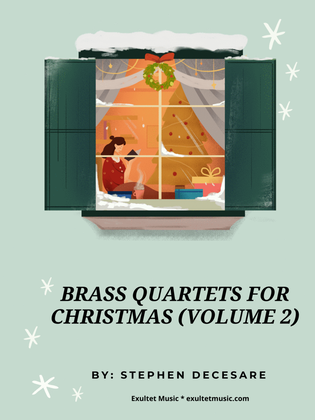 Book cover for Brass Quartets for Christmas (Volume 2)