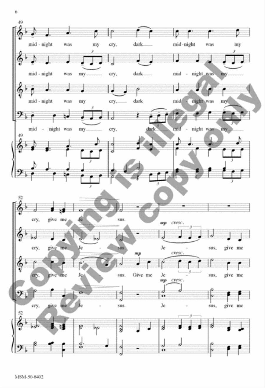 Give Me Jesus Give Me Jesus Divisi scores gallery preview page 17