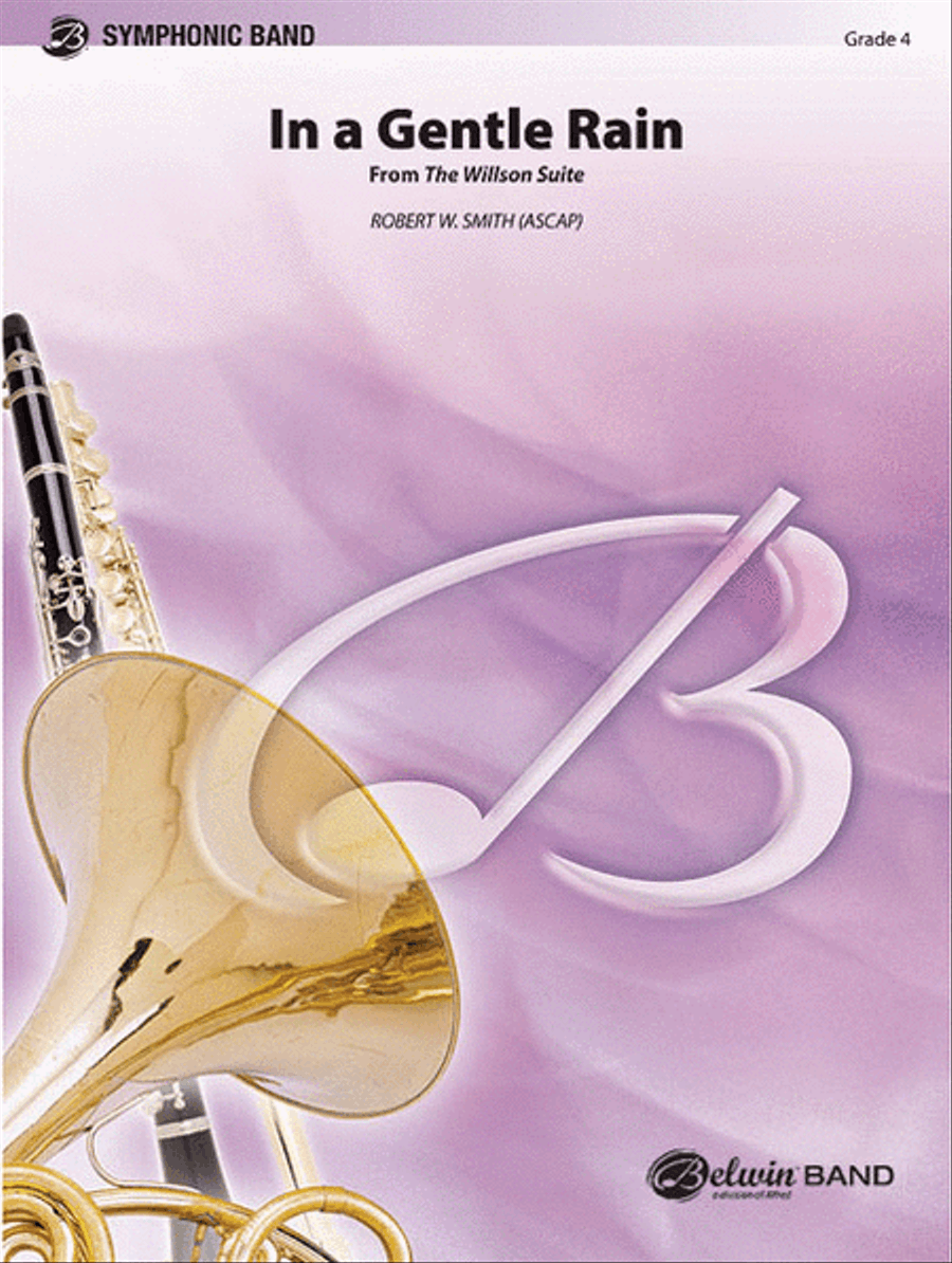 In a Gentle Rain Concert Band scores gallery preview page 1