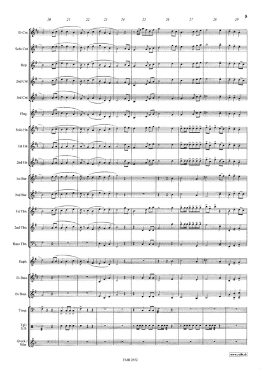 The First Nowell The First Nowell Brass Band scores gallery preview page 6
