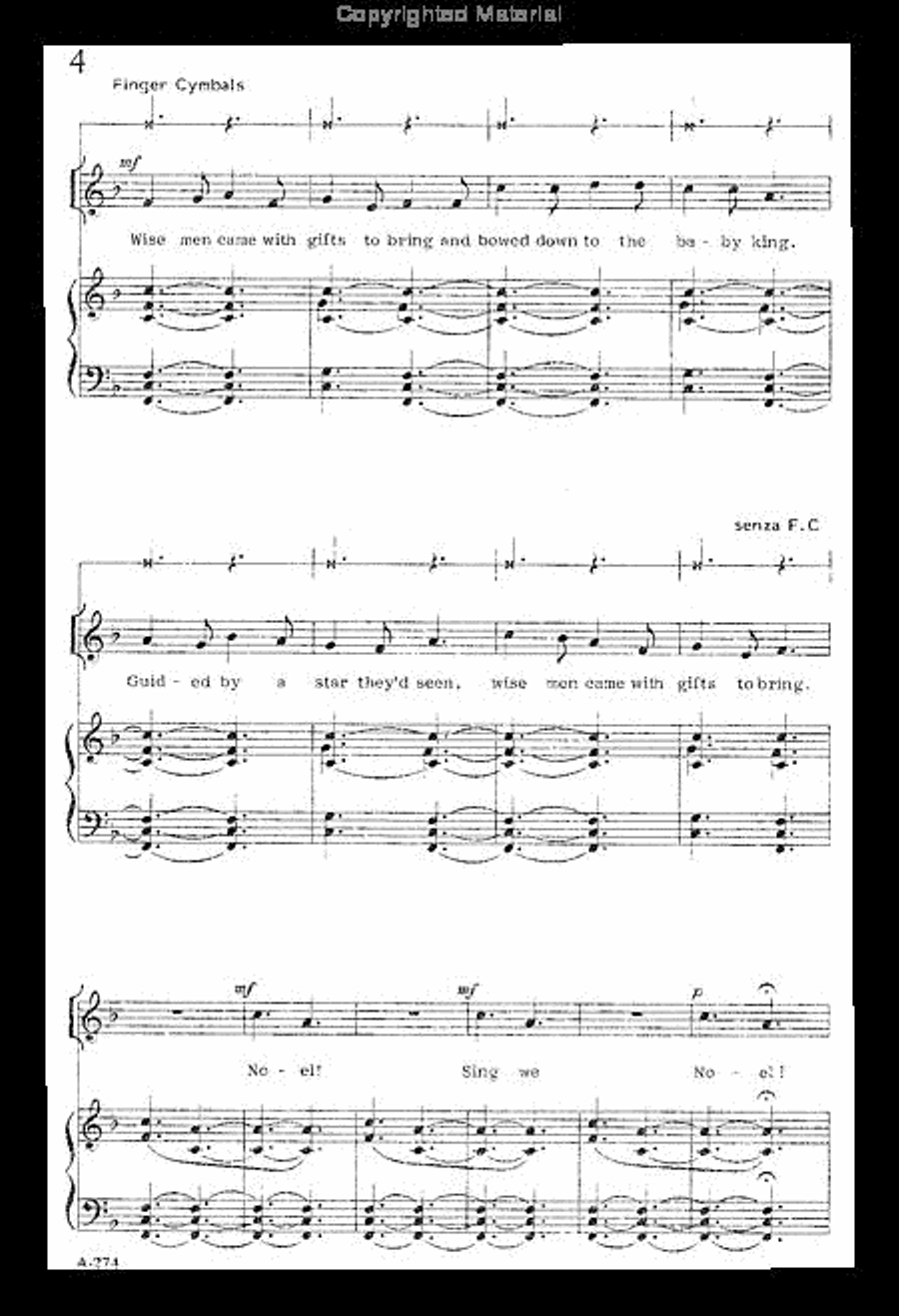 Christ Was Born on Christmas Day (Two-part) 2-Part scores gallery preview page 4