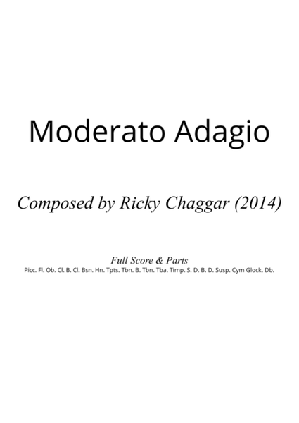 Moderato Adagio (Pezzo per Orchestra di Fiati No.1)