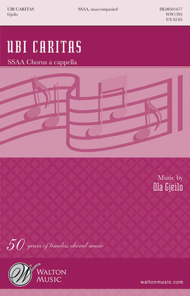 Book cover for Ubi Caritas (SSAA)