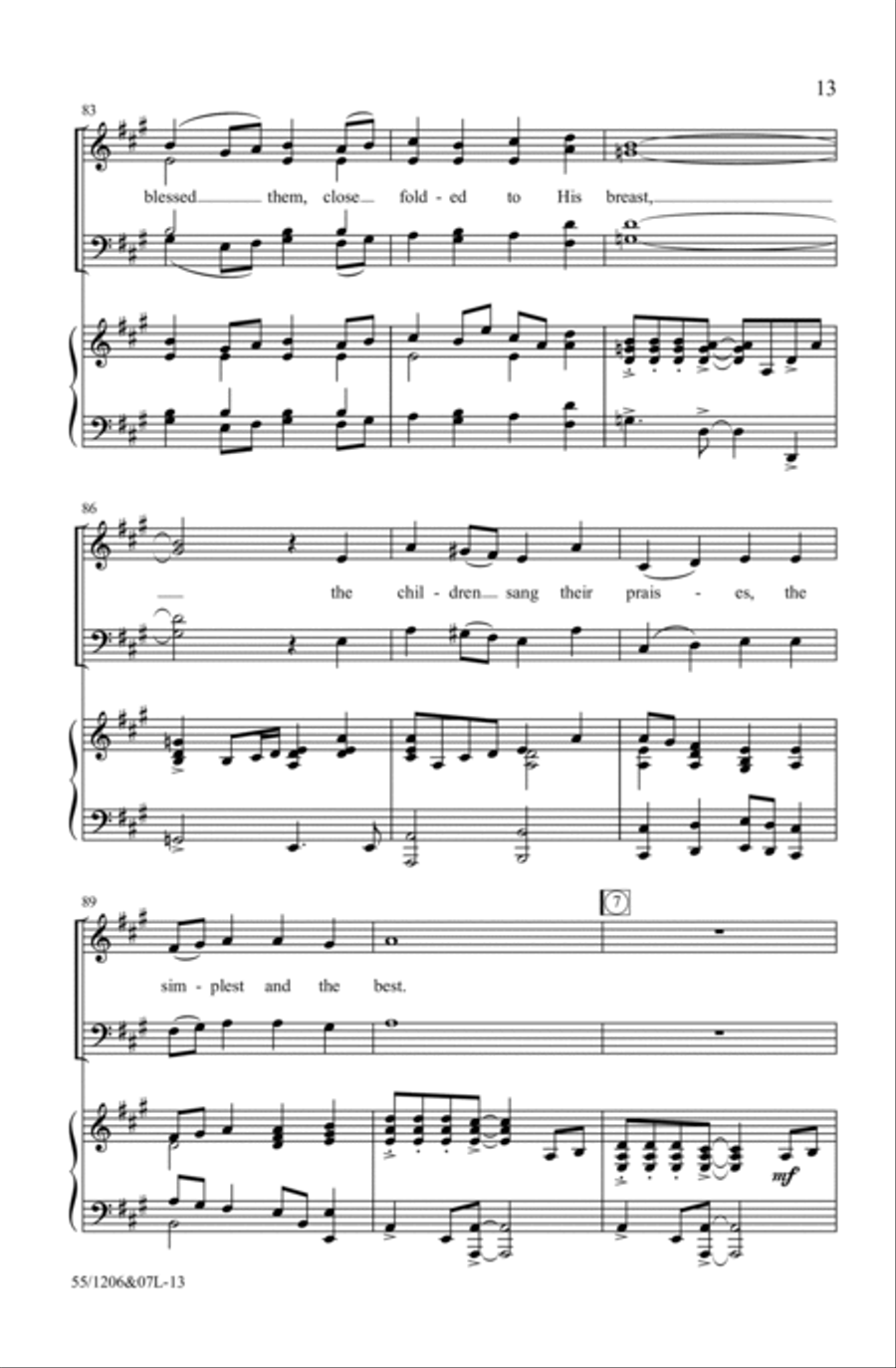 No Greater Love 4-Part scores gallery preview page 13