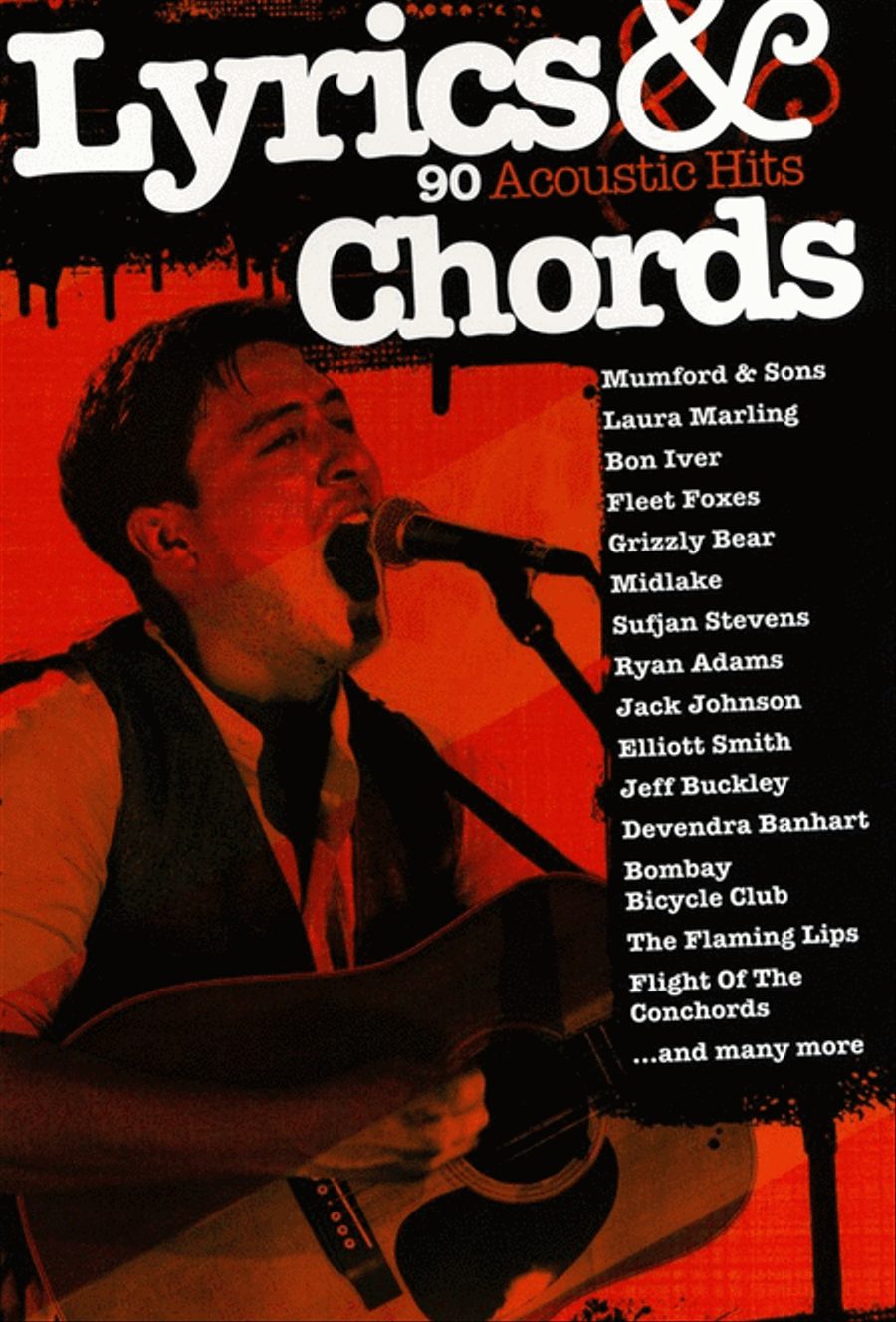 Lyrics & Chords: 90 Acoustic Hits Acoustic Guitar scores gallery preview page 1