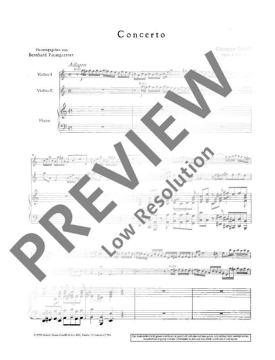 Concerto Violin scores gallery preview page 3