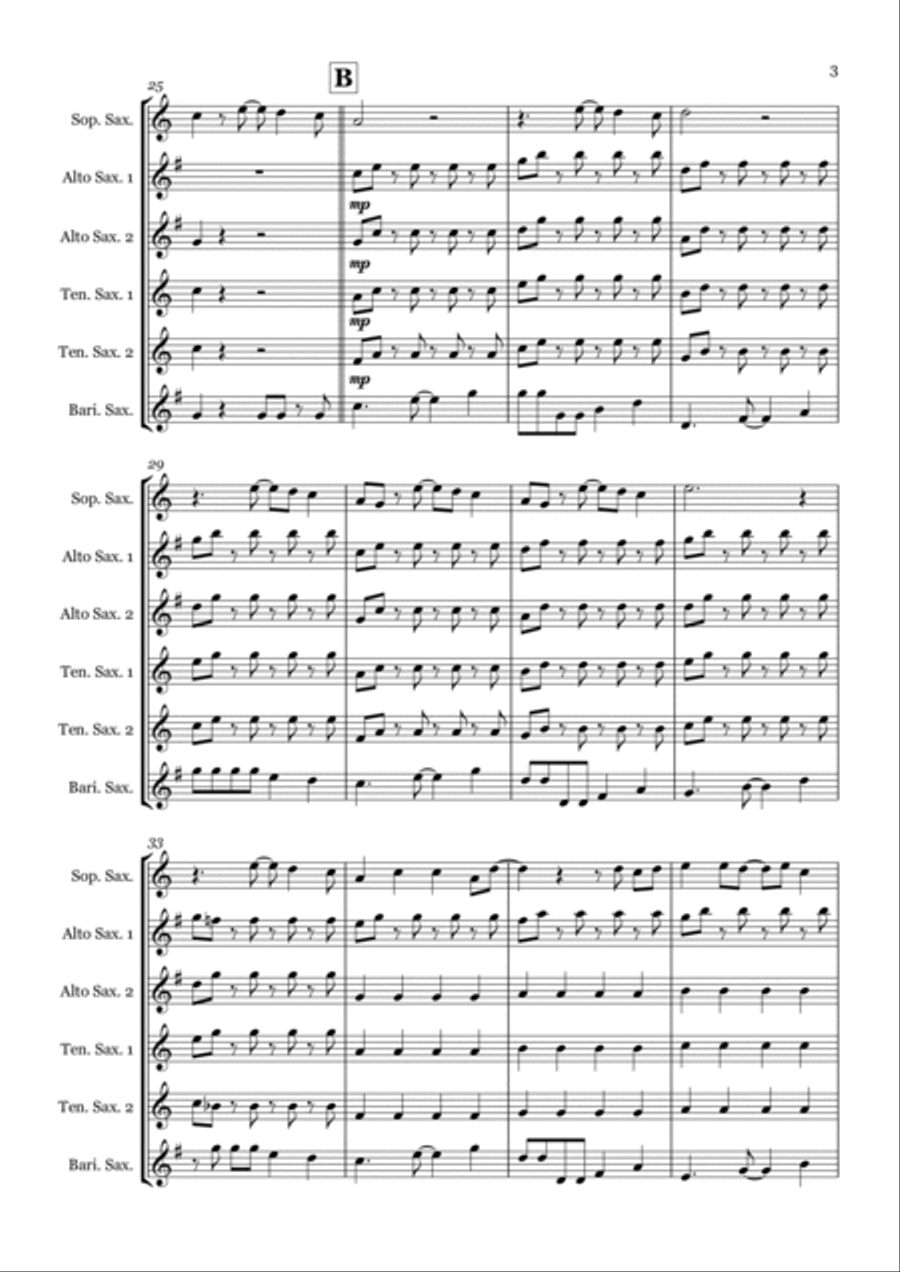 Under The Sea Woodwind Ensemble scores gallery preview page 3