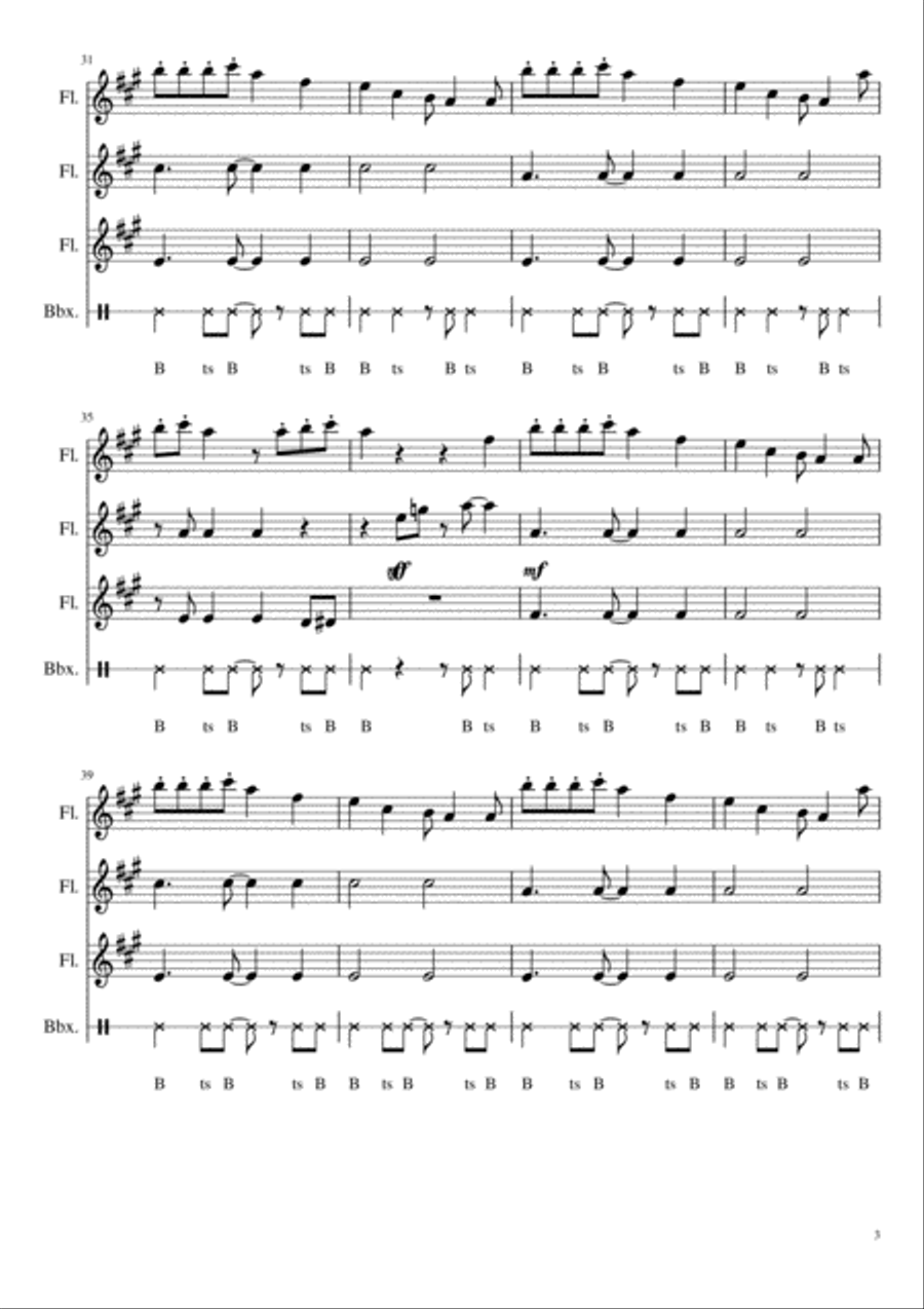 Shake It Off Shake It Off Woodwind Trio scores gallery preview page 4