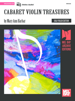 Book cover for Cabaret Violin Treasures