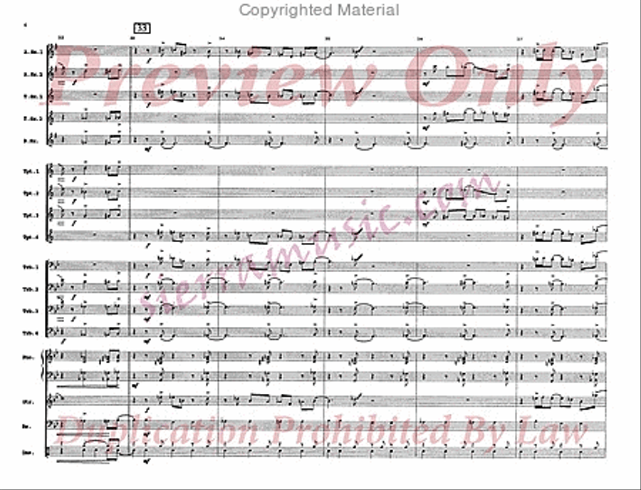 Keystone Shuffle Big Band scores gallery preview page 7