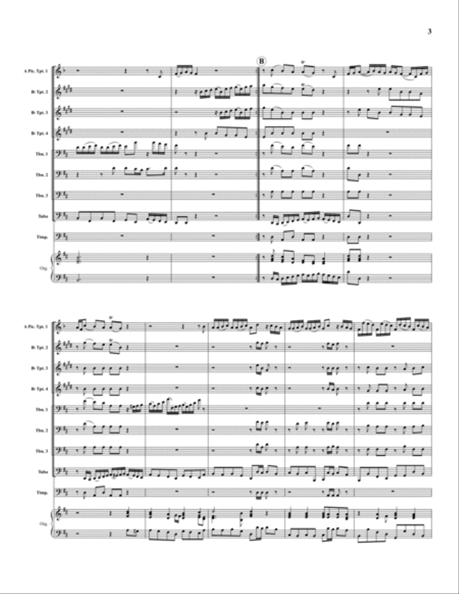 Chorale No. 64 Chorale No. 64 Brass Ensemble scores gallery preview page 3