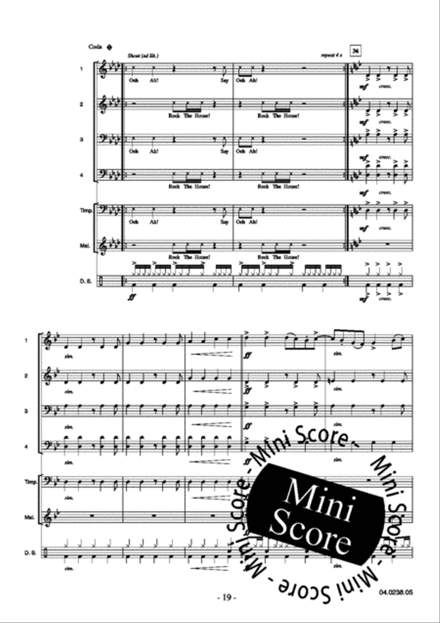 Adventure Games Brass Band scores gallery preview page 23
