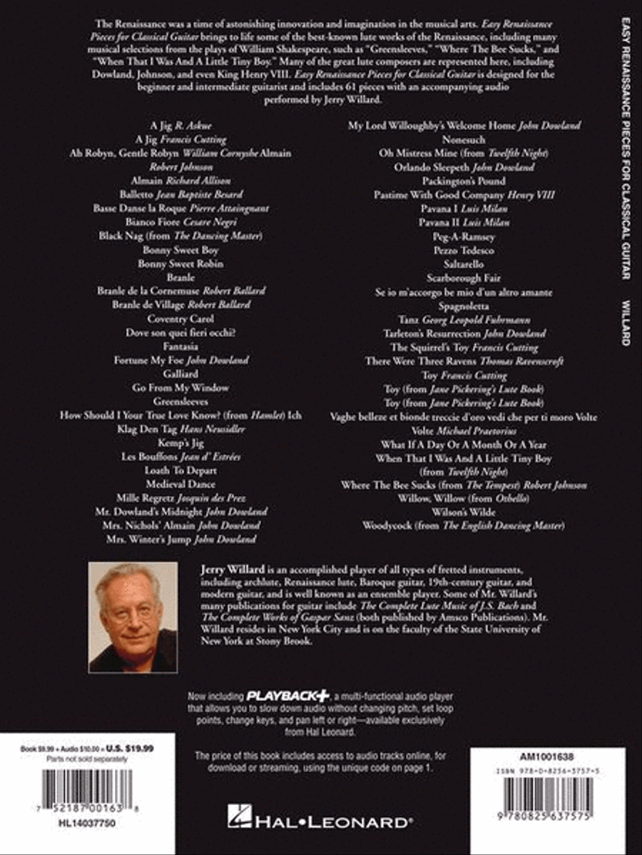Easy Renaissance Pieces for Classical Guitar Acoustic Guitar scores gallery preview page 8