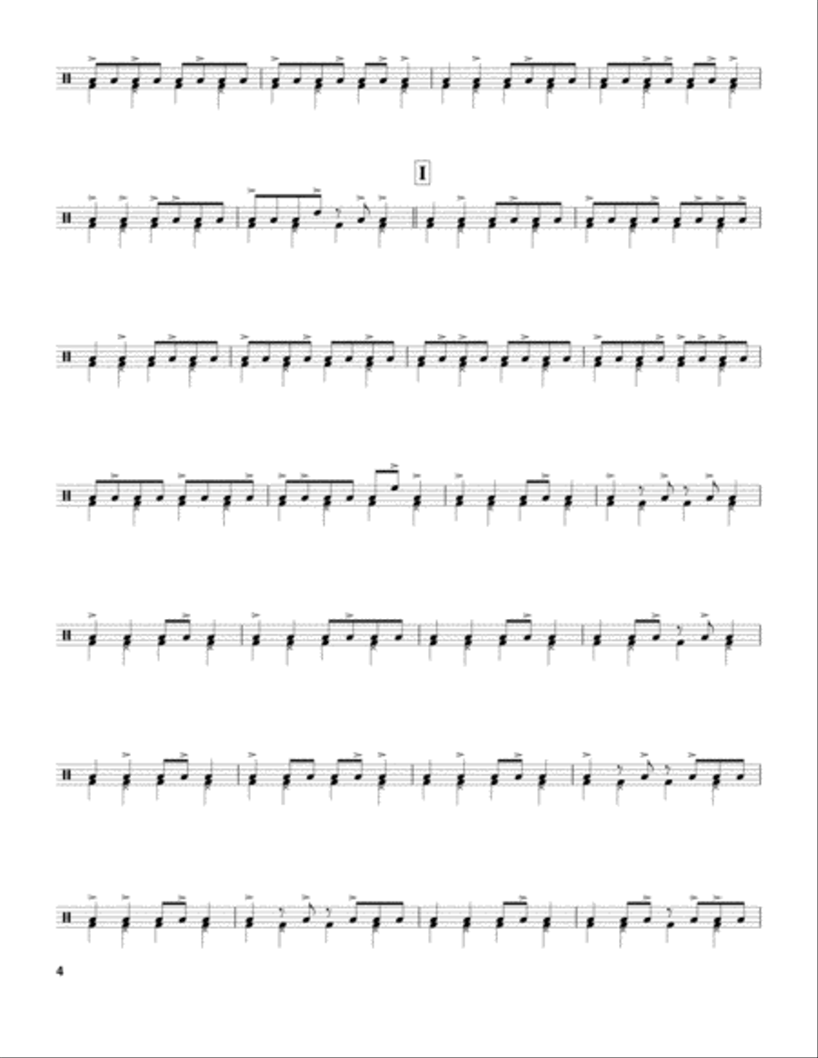 Sing Drum Set scores gallery preview page 4