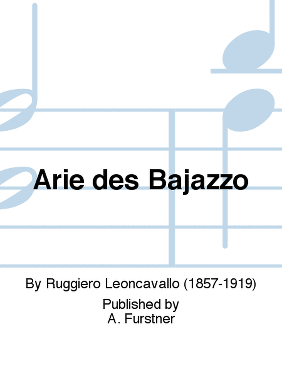 Arie des Bajazzo