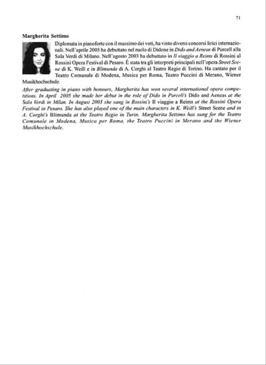 Rossini Arias for Mezzo-Soprano Mezzo-Soprano Voice scores gallery preview page 6
