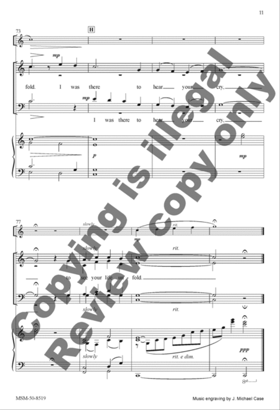 Borning Cry (Choral Score) image number null