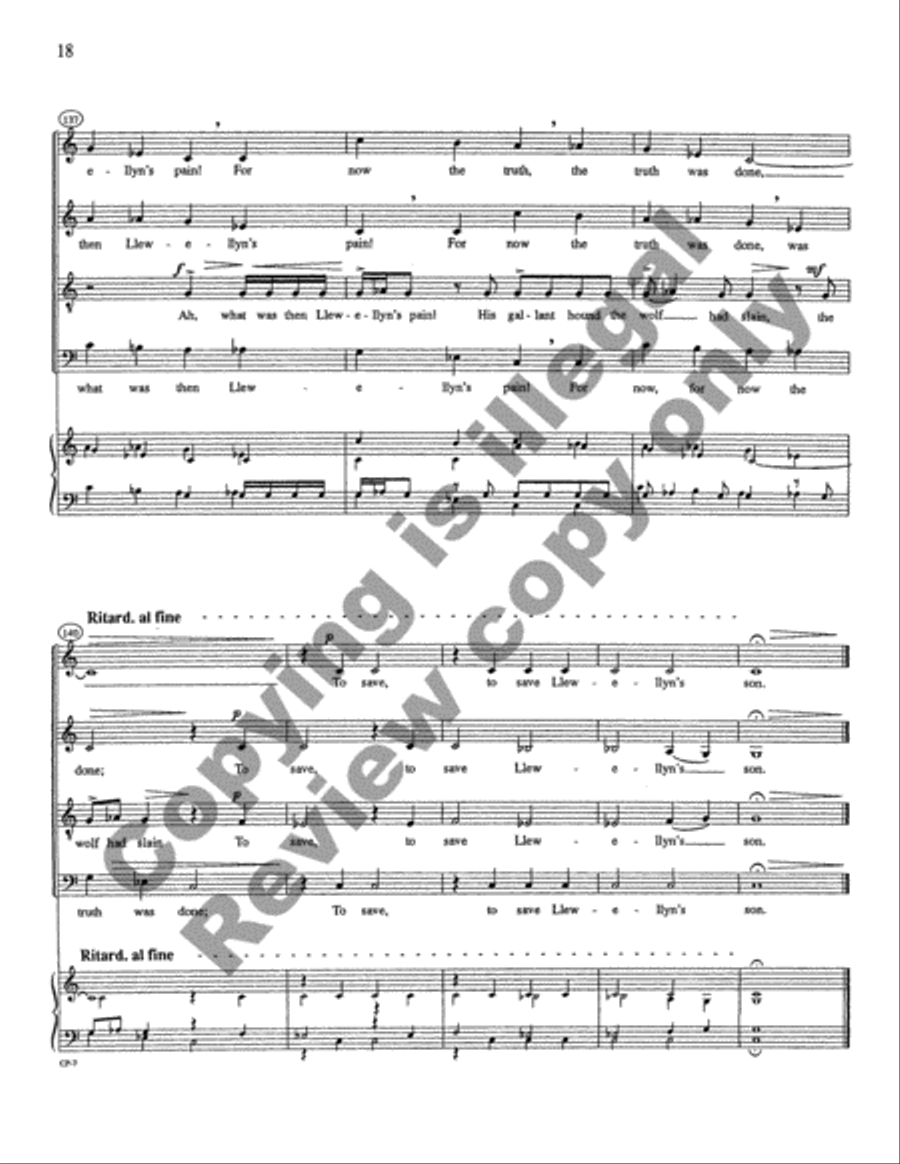 Beth Gelert 4-Part scores gallery preview page 20