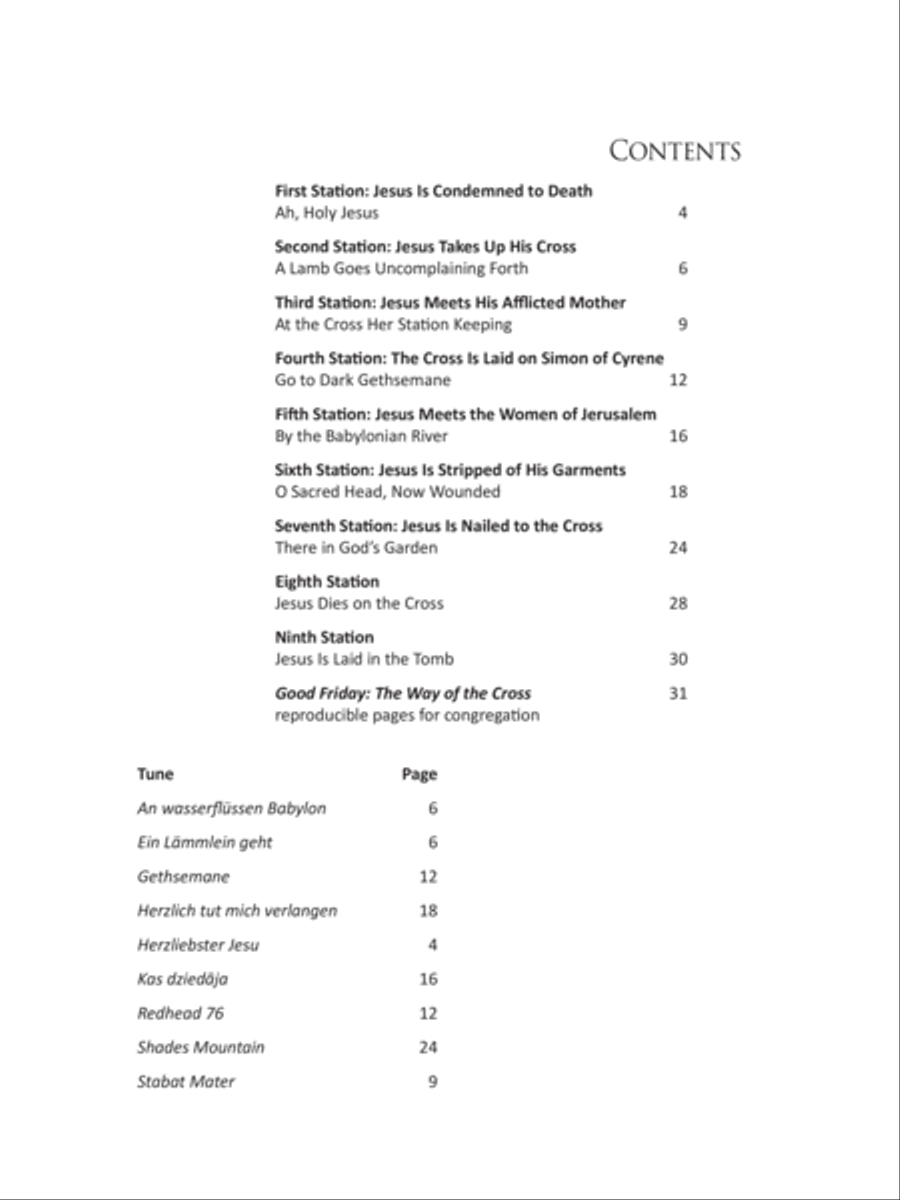 Good Friday Reflections Organ scores gallery preview page 3