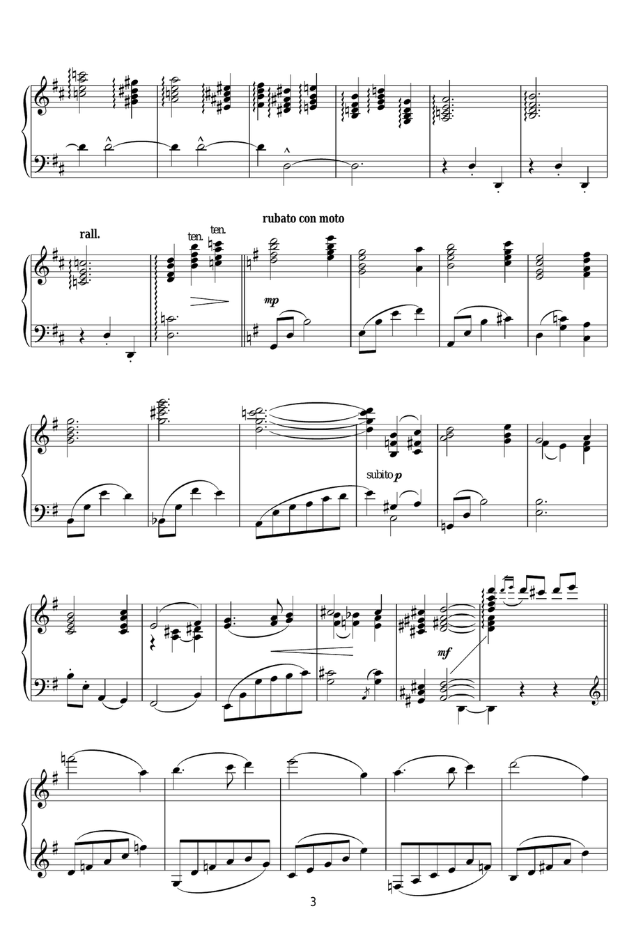 The Westminster Waltz The Westminster Waltz Piano Solo scores gallery preview page 3