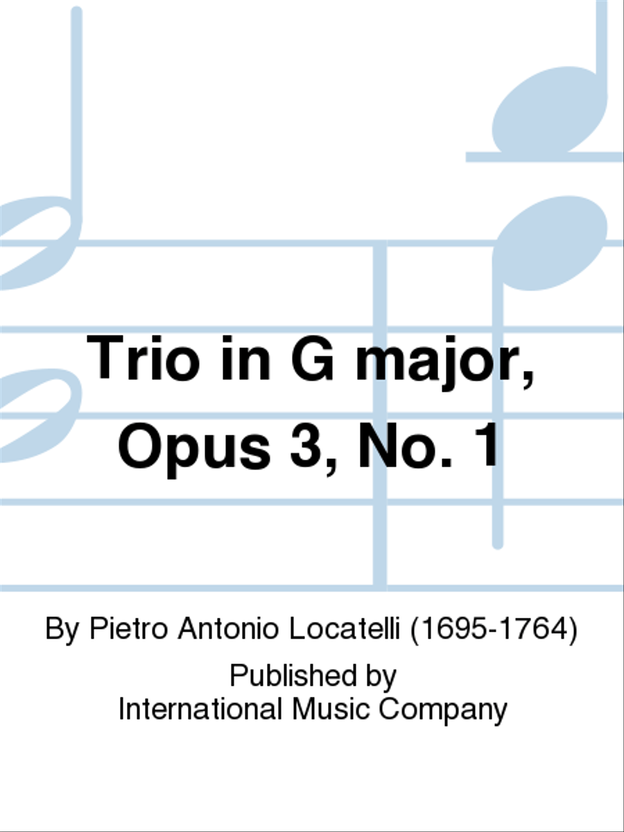 Trio In G Major, Opus 3, No. 1 (With Cello Ad Lib.) Cello scores gallery preview page 1
