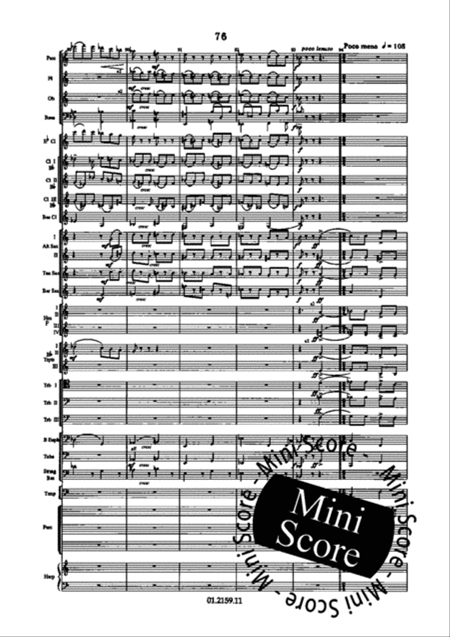 Dance Suite Concert Band scores gallery preview page 84