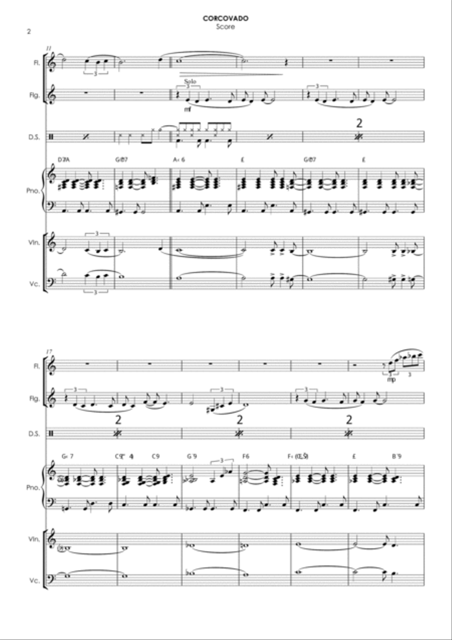 Quiet Nights Of Quiet Stars (corcovado) Bass Guitar scores gallery preview page 5
