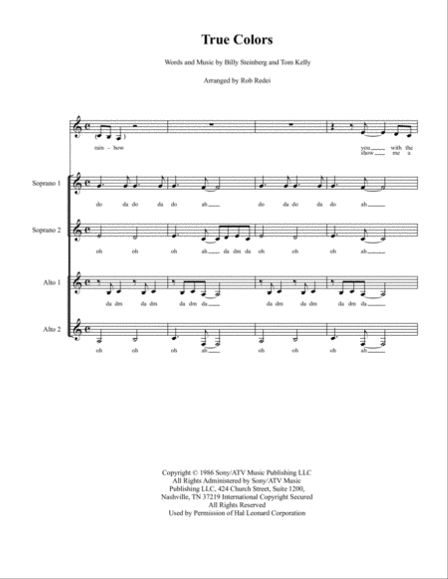 True Colors True Colors SSA scores gallery preview page 1