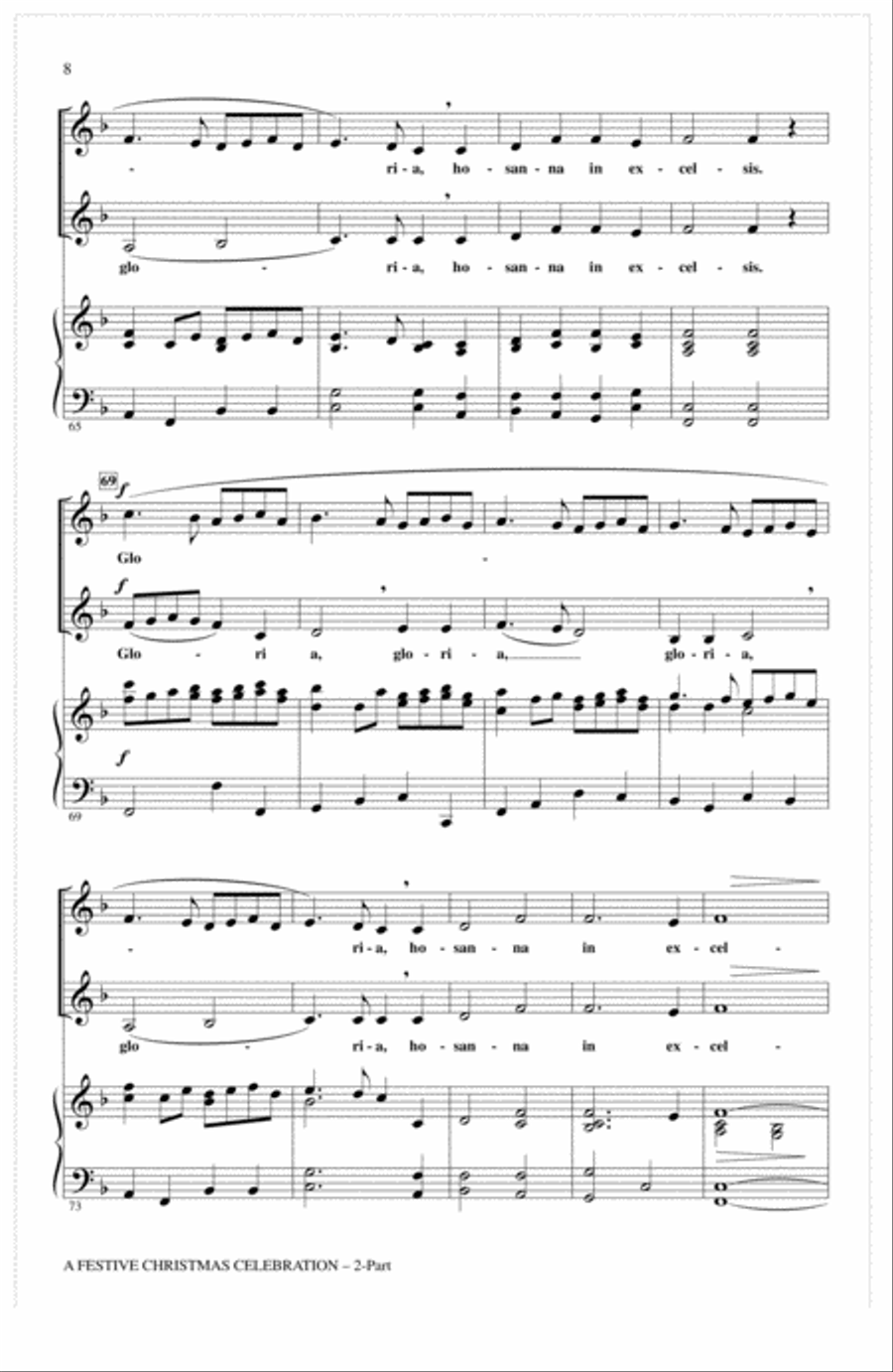 A Festive Christmas Celebration 2-Part scores gallery preview page 6