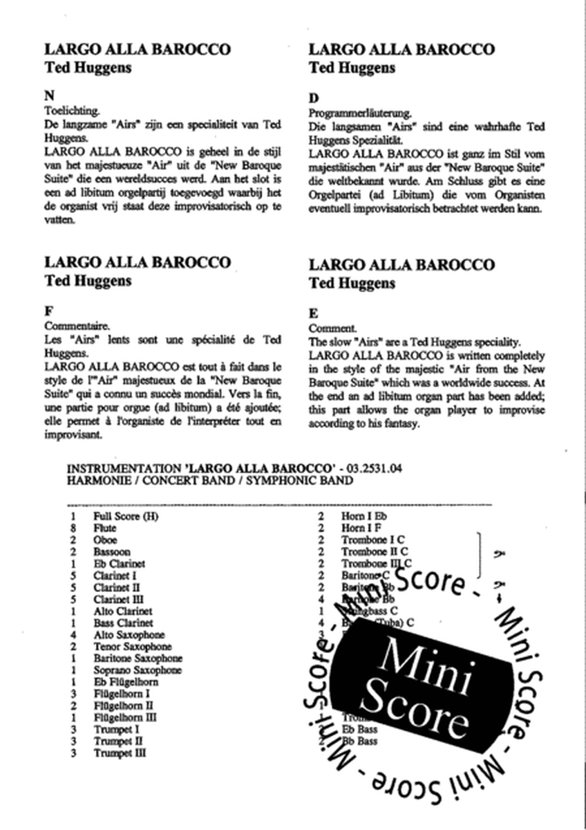 Largo Alla Barocco image number null