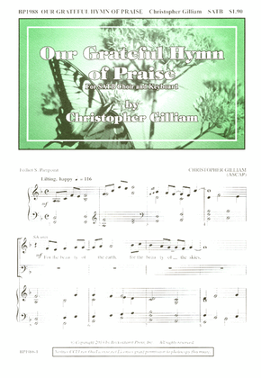 Book cover for Our Grateful Hymn of Praise