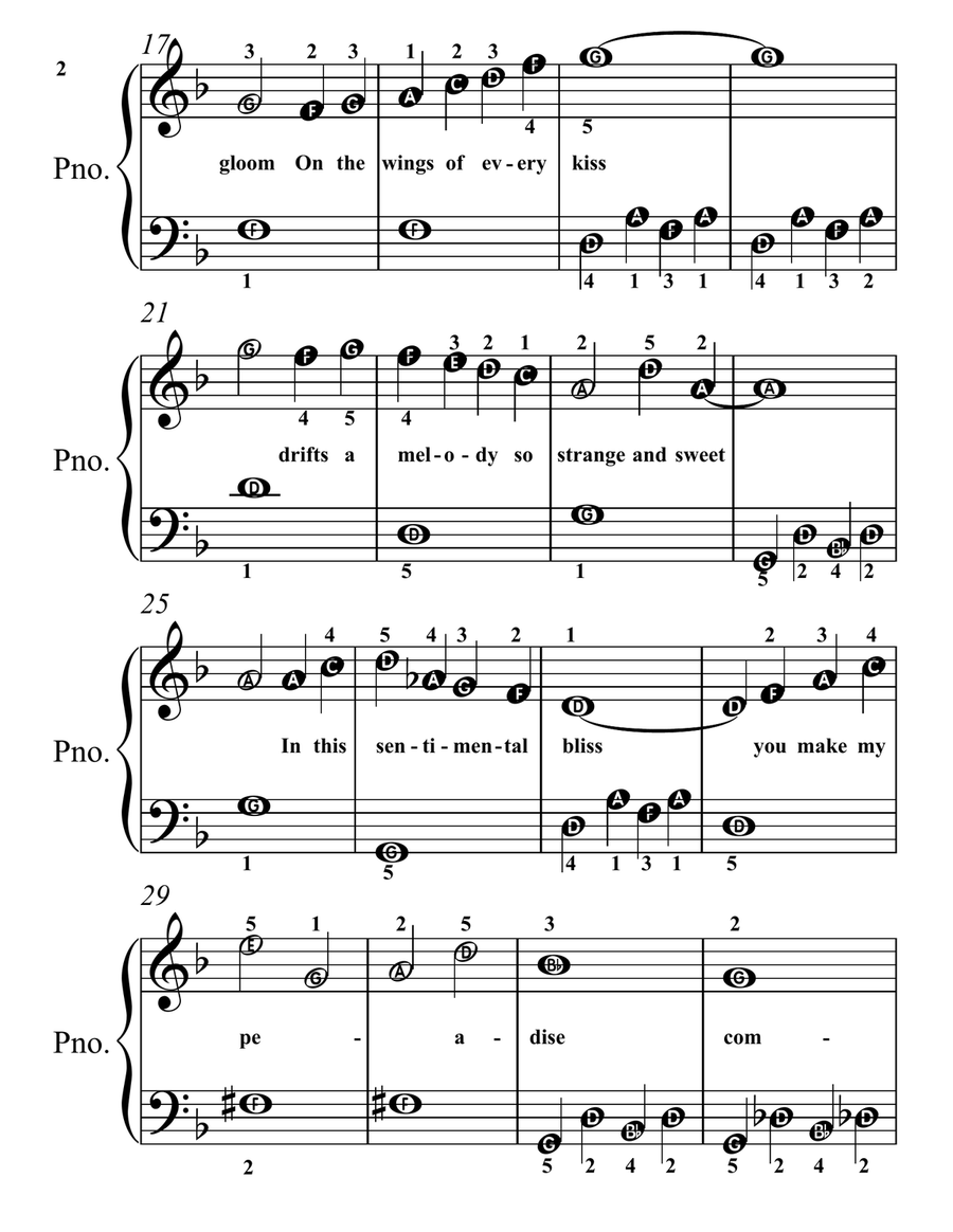 In A Sentimental Mood Piano Method scores gallery preview page 2