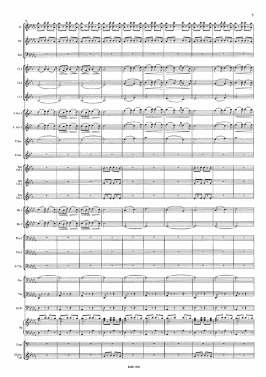 Barcarole Concert Band scores gallery preview page 6