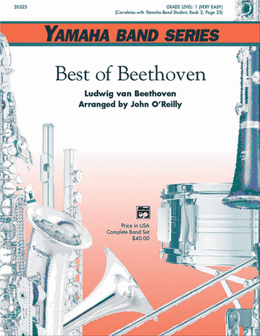 Best of Beethoven Concert Band scores gallery preview page 1