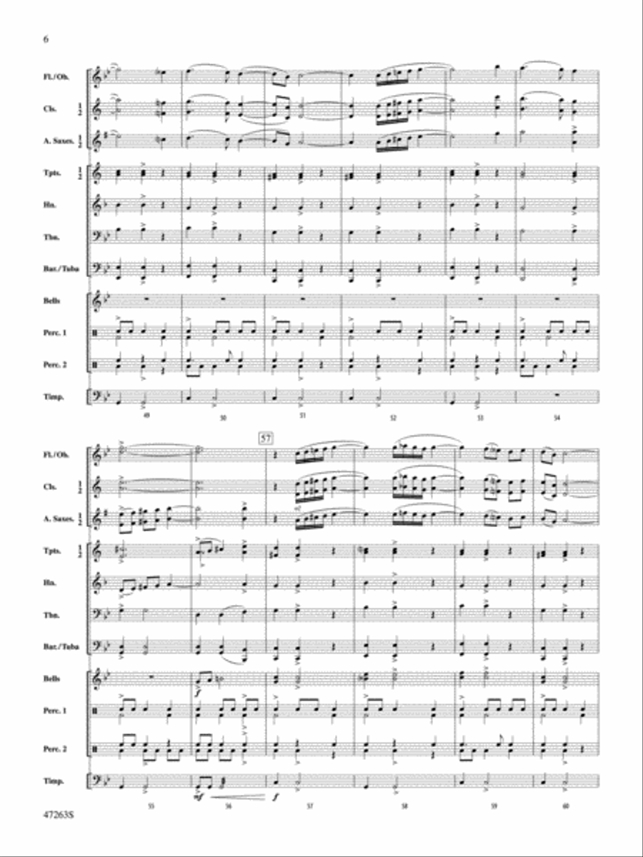 Galliard: Score Concert Band scores gallery preview page 6