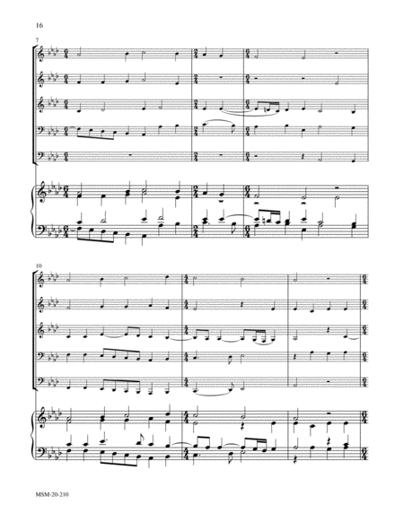 In dulci jubilo Three Advent/Christmas Pieces for Brass Quintet & Organ