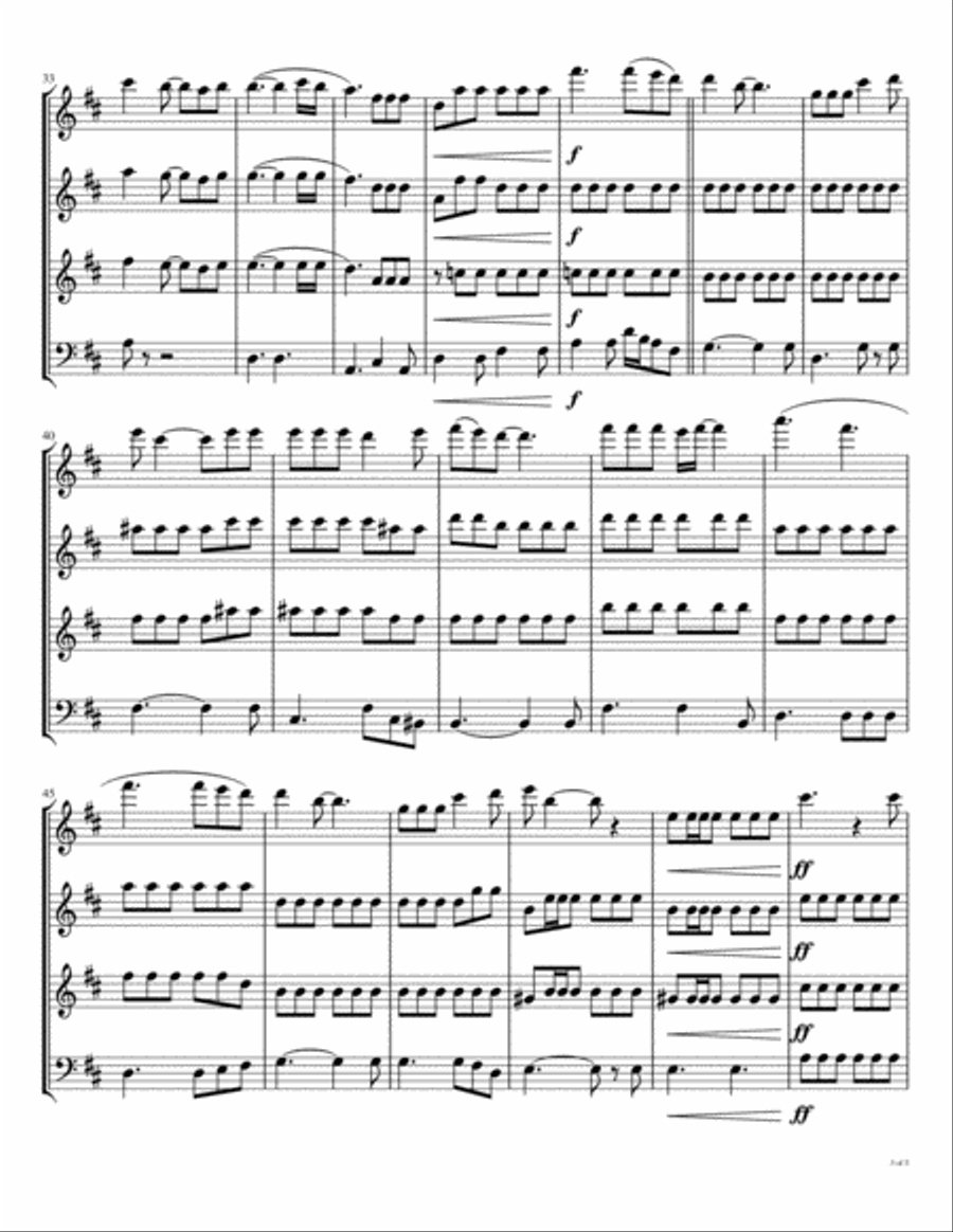 This Boy (ringo's Theme) Woodwind Quartet scores gallery preview page 4