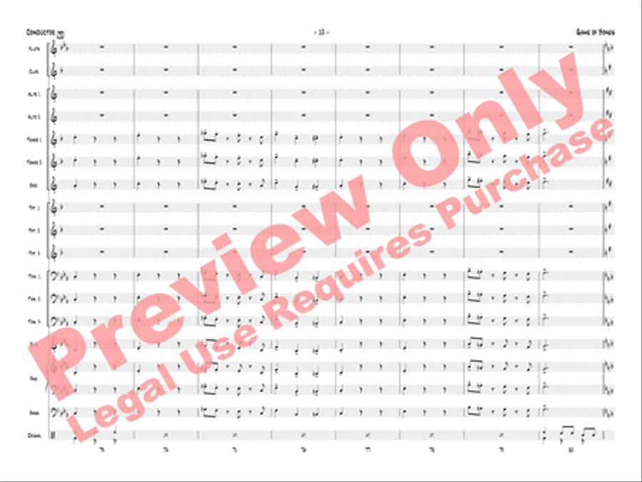 Game of Bones Game of Bones Jazz Ensemble scores gallery preview page 13