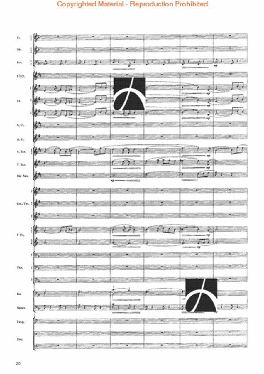 La Storia Concert Band scores gallery preview page 16